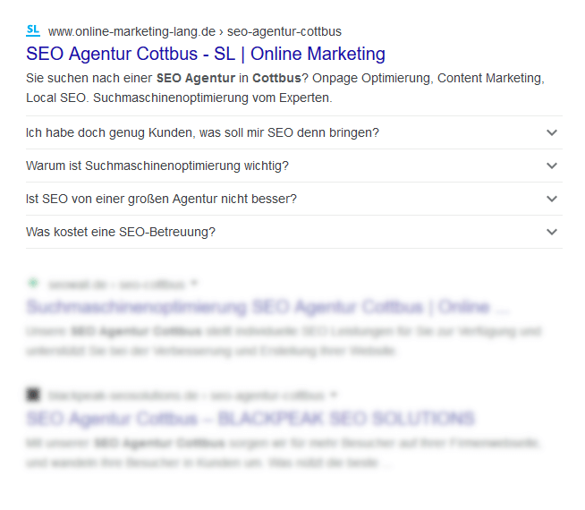 SEO Agentur Cottbus