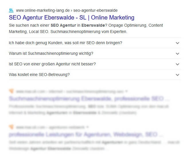SEO Agentur Eberswalde
