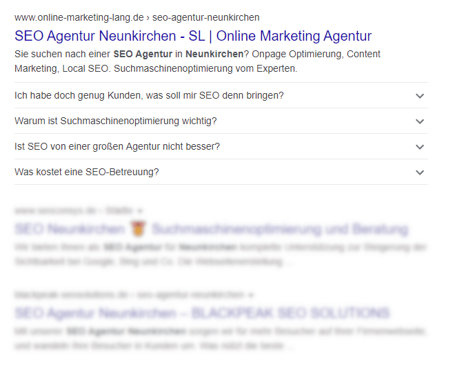 SEO Agentur Neunkirchen