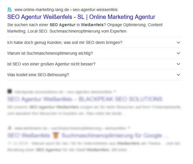 SEO Agentur Weißenfels