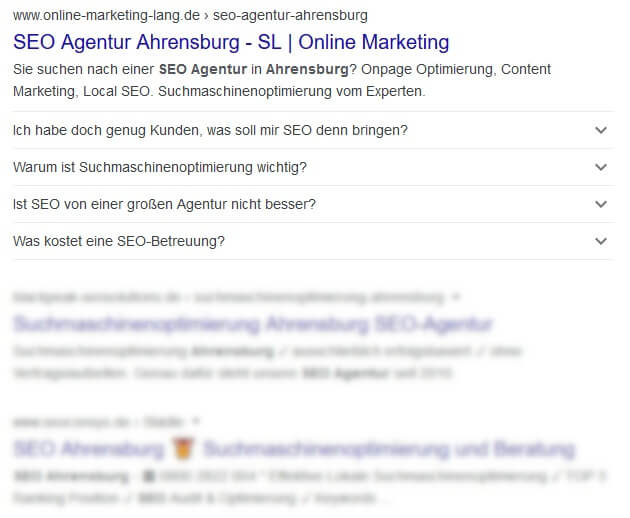 SEO Agentur Ahrensburg