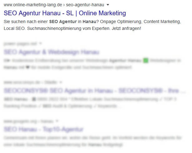 SEO Agentur Hanau